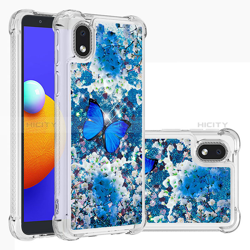 Custodia Silicone Cover Morbida Bling-Bling S03 per Samsung Galaxy M01 Core