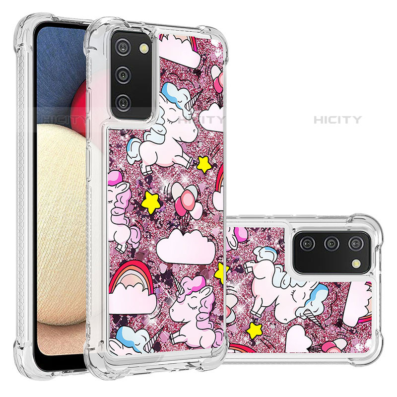 Custodia Silicone Cover Morbida Bling-Bling S03 per Samsung Galaxy M02s