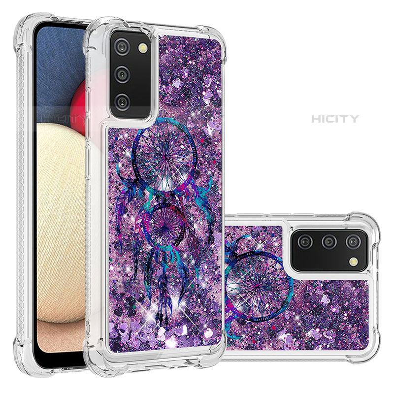 Custodia Silicone Cover Morbida Bling-Bling S03 per Samsung Galaxy M02s