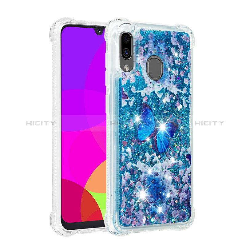 Custodia Silicone Cover Morbida Bling-Bling S03 per Samsung Galaxy M10S