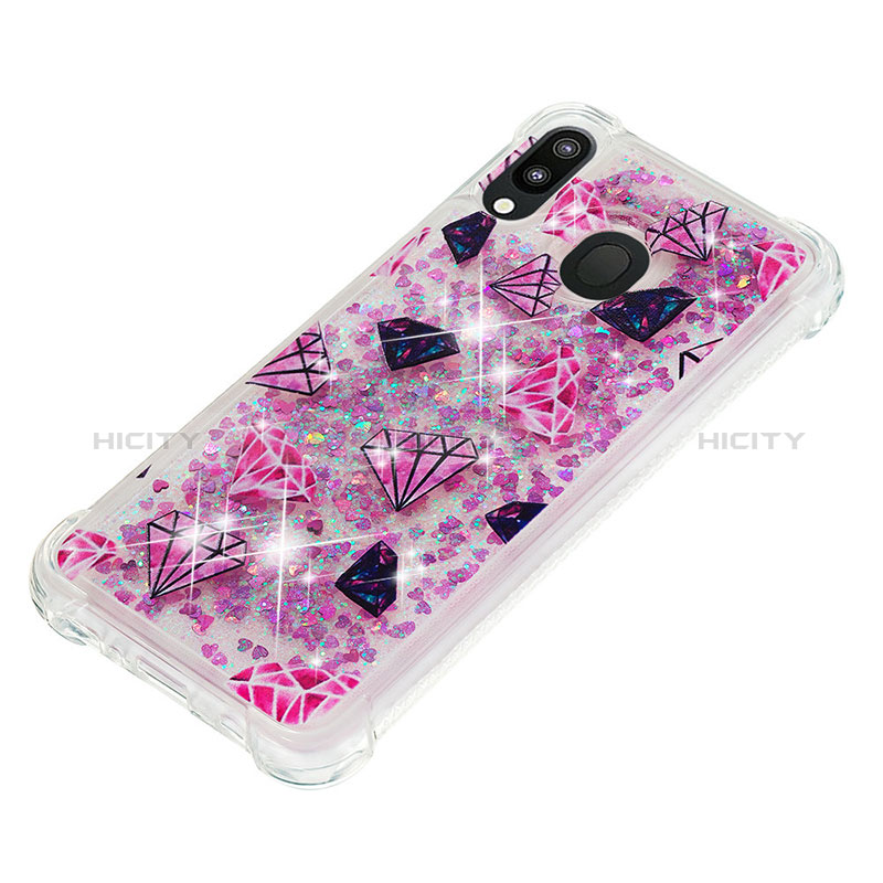 Custodia Silicone Cover Morbida Bling-Bling S03 per Samsung Galaxy M20