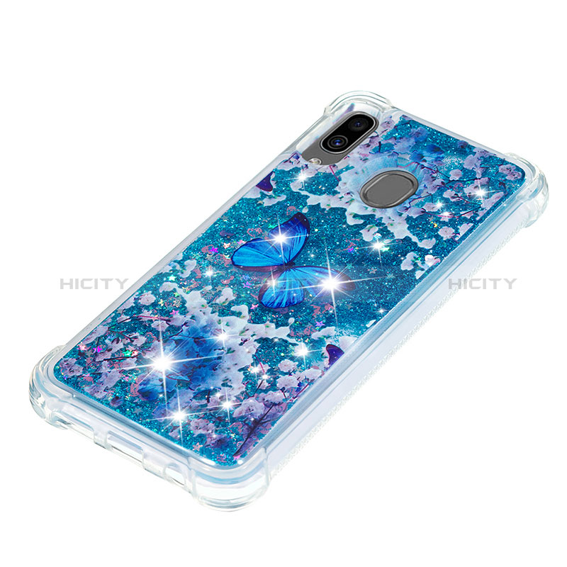 Custodia Silicone Cover Morbida Bling-Bling S05 per Samsung Galaxy M10S