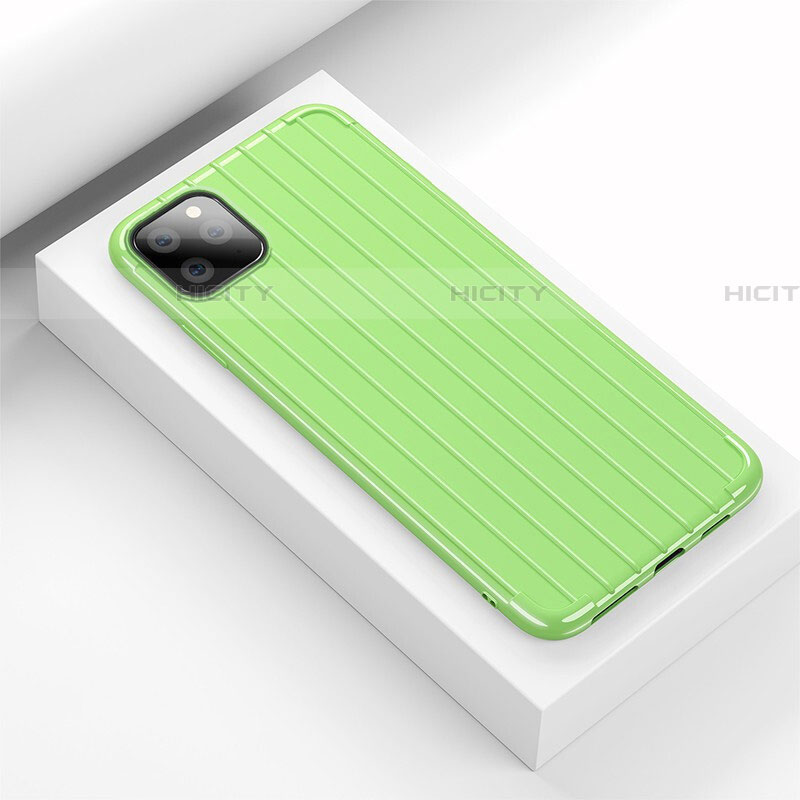 Custodia Silicone Cover Morbida Line C01 per Apple iPhone 11 Pro Max Verde