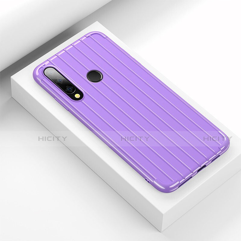 Custodia Silicone Cover Morbida Line C01 per Huawei Honor 20 Lite Viola