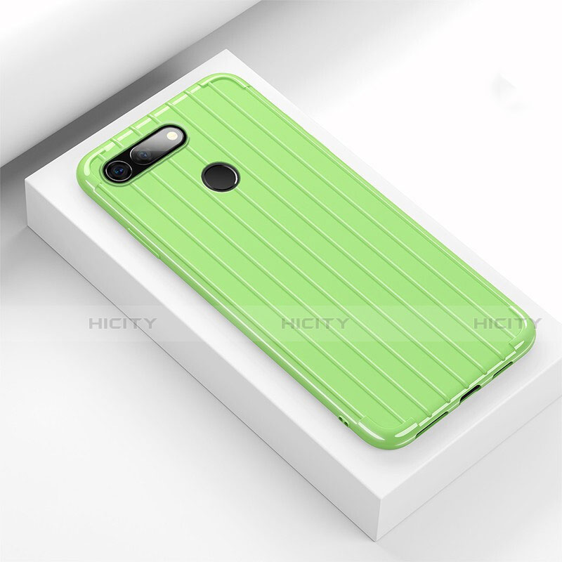 Custodia Silicone Cover Morbida Line C01 per Huawei Honor V20 Verde