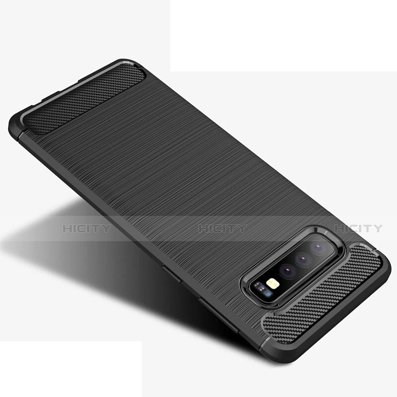 Custodia Silicone Cover Morbida Line C01 per Samsung Galaxy S10 Plus