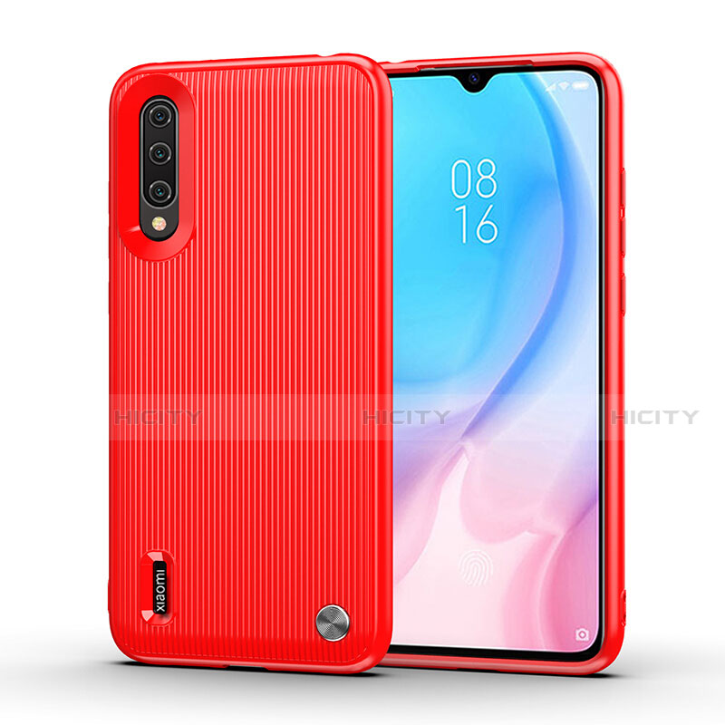 Custodia Silicone Cover Morbida Line C01 per Xiaomi Mi A3 Rosso