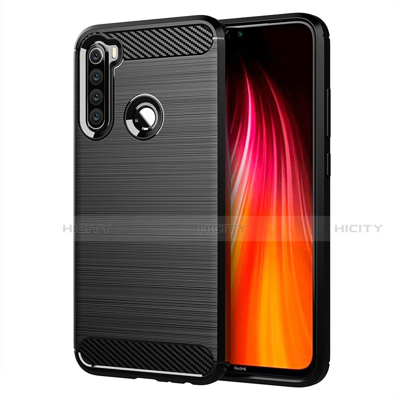 Custodia Silicone Cover Morbida Line C01 per Xiaomi Redmi Note 8 Nero