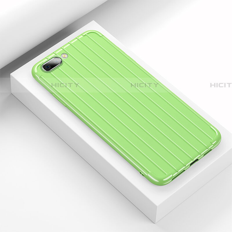 Custodia Silicone Cover Morbida Line C02 per Oppo RX17 Neo Verde