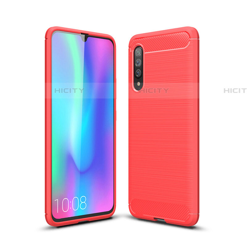 Custodia Silicone Cover Morbida Line C04 per Samsung Galaxy A70 Rosso