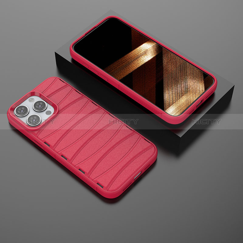 Custodia Silicone Cover Morbida Line KC2 per Apple iPhone 13 Pro Rosso