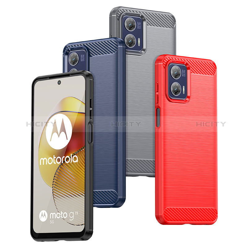 Custodia Silicone Cover Morbida Line MF1 per Motorola Moto G73 5G