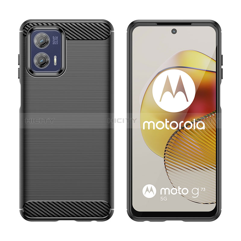 Custodia Silicone Cover Morbida Line MF1 per Motorola Moto G73 5G
