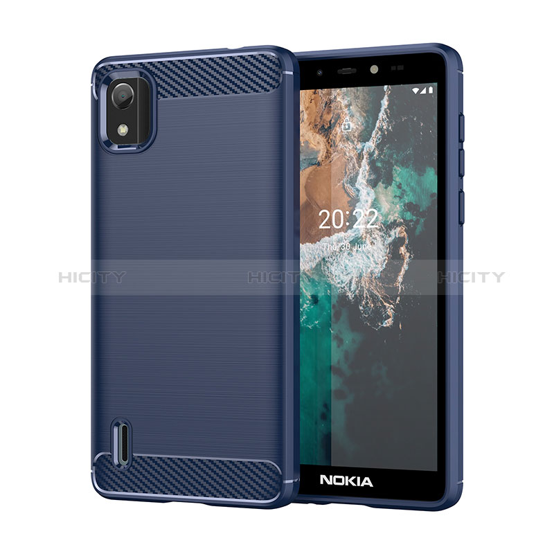 Custodia Silicone Cover Morbida Line MF1 per Nokia C2 2nd Edition Blu