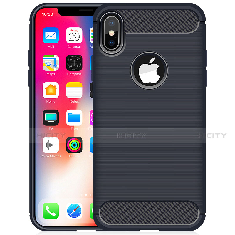 Custodia Silicone Cover Morbida Line per Apple iPhone X