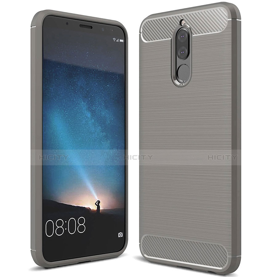 Custodia Silicone Cover Morbida Line per Huawei Mate 10 Lite Grigio