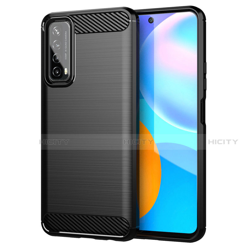 Custodia Silicone Cover Morbida Line per Huawei P Smart (2021) Nero