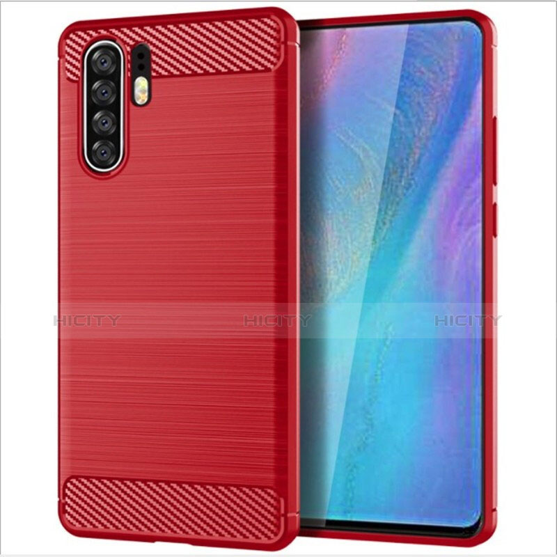 Custodia Silicone Cover Morbida Line per Huawei P30 Pro Rosso