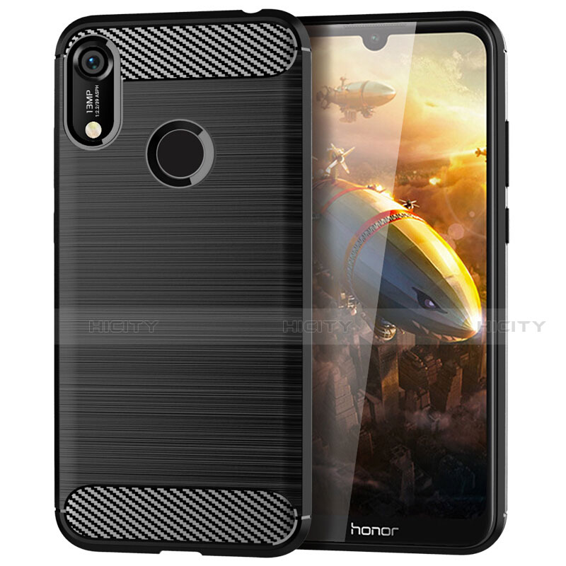 Custodia Silicone Cover Morbida Line per Huawei Y6 Prime (2019) Nero