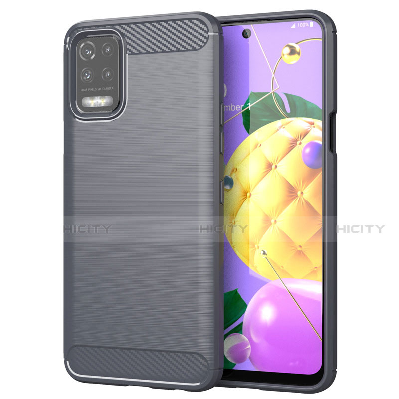 Custodia Silicone Cover Morbida Line per LG K62 Grigio