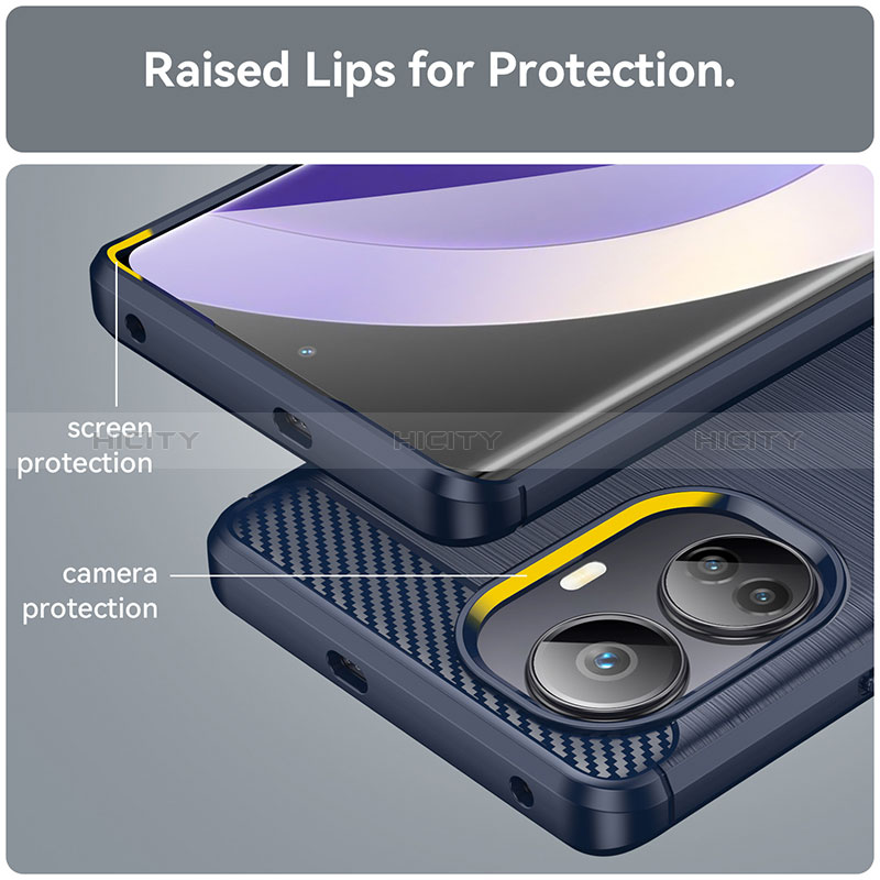 Custodia Silicone Cover Morbida Line per Realme 10 Pro+ Plus 5G