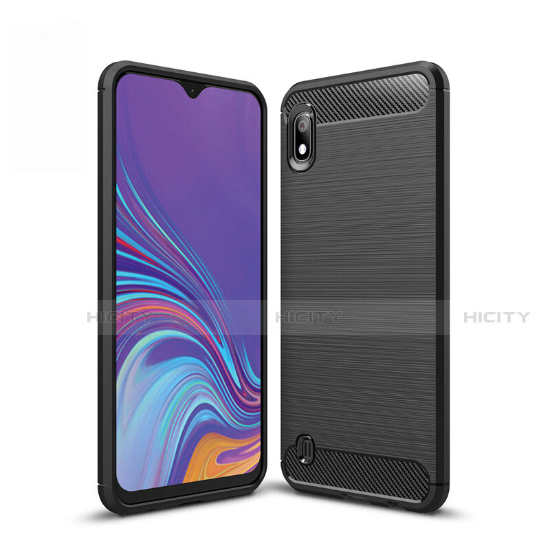 Custodia Silicone Cover Morbida Line per Samsung Galaxy A10 Nero