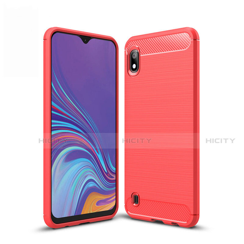 Custodia Silicone Cover Morbida Line per Samsung Galaxy A10 Rosso