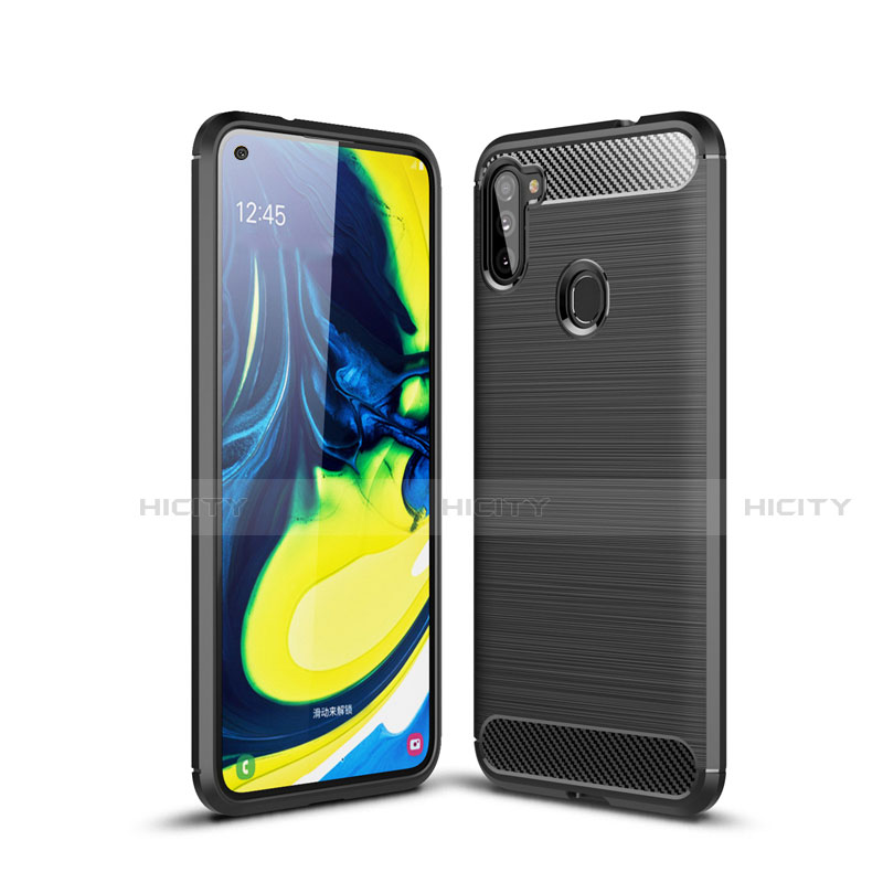 Custodia Silicone Cover Morbida Line per Samsung Galaxy A11 Nero