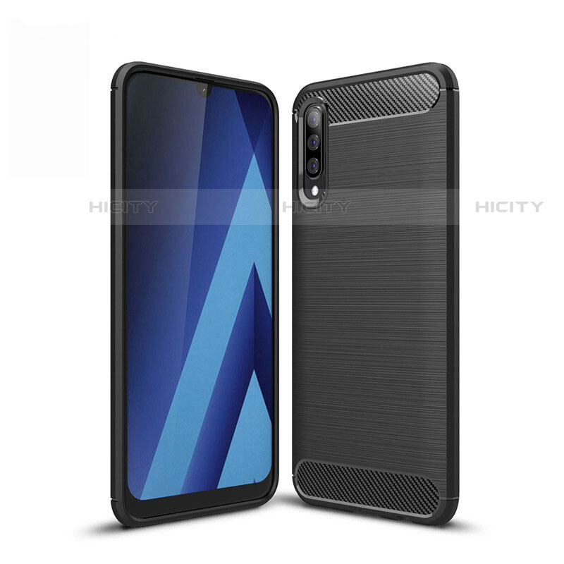 Custodia Silicone Cover Morbida Line per Samsung Galaxy A30S Nero