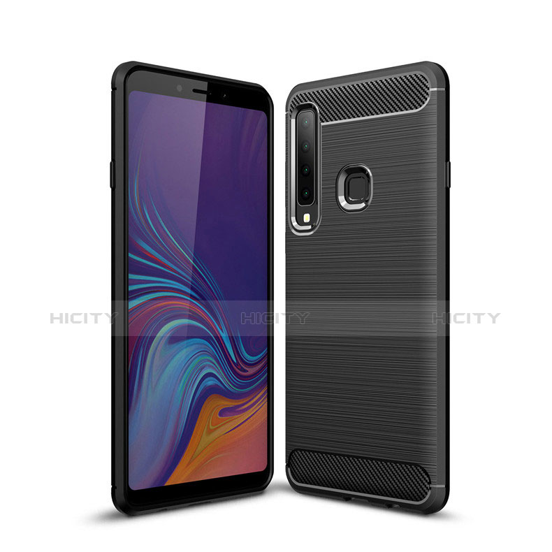 Custodia Silicone Cover Morbida Line per Samsung Galaxy A9s Nero