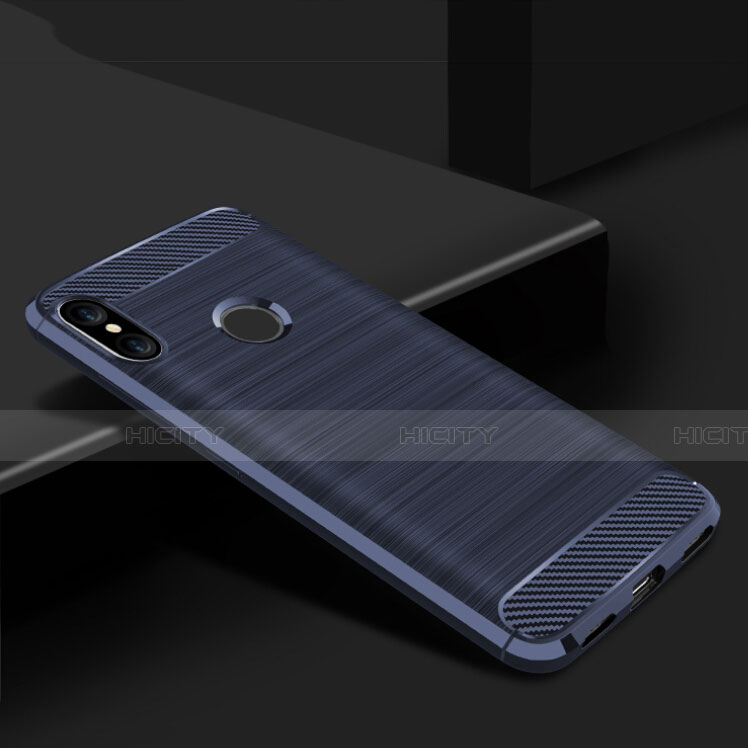 Custodia Silicone Cover Morbida Line per Xiaomi Mi A2 Lite Blu