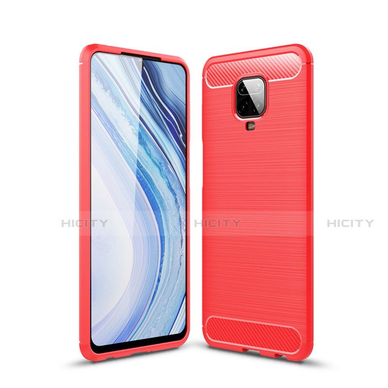 Custodia Silicone Cover Morbida Line per Xiaomi Poco M2 Pro Rosso