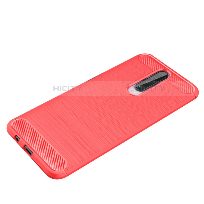 Custodia Silicone Cover Morbida Line per Xiaomi Poco X2 Rosso