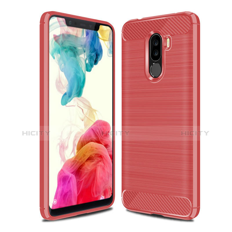 Custodia Silicone Cover Morbida Line per Xiaomi Pocophone F1 Rosso