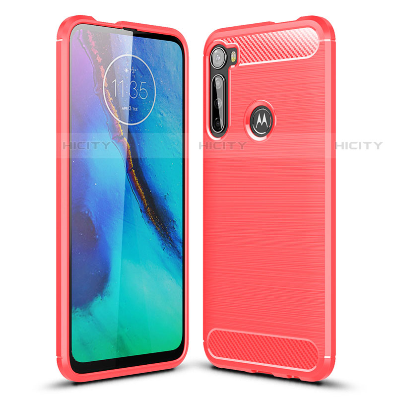 Custodia Silicone Cover Morbida Line S01 per Motorola Moto One Fusion Plus