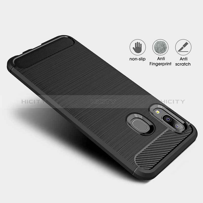 Custodia Silicone Cover Morbida Line WL1 per Samsung Galaxy A20e