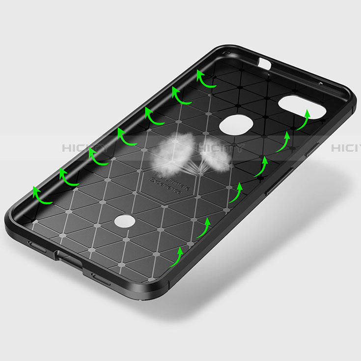 Custodia Silicone Cover Morbida Spigato per Google Pixel 3 XL