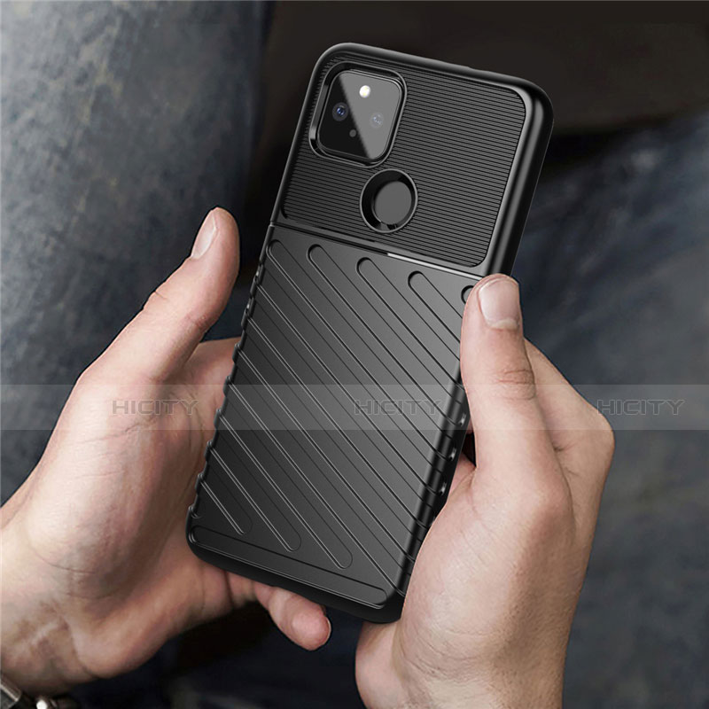 Custodia Silicone Cover Morbida Spigato per Google Pixel 4a 5G