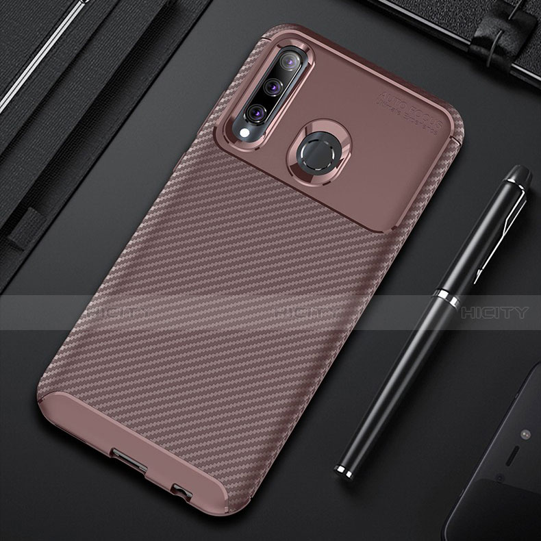 Custodia Silicone Cover Morbida Spigato per Huawei Enjoy 9s