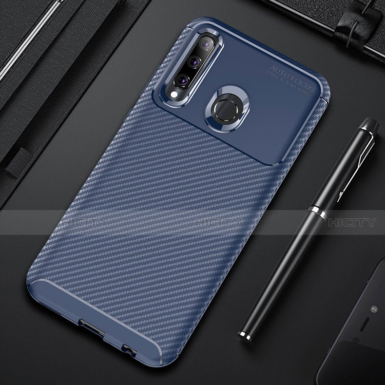 Custodia Silicone Cover Morbida Spigato per Huawei Honor 20i