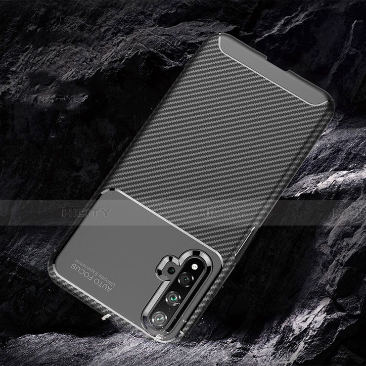 Custodia Silicone Cover Morbida Spigato per Huawei Honor 20S