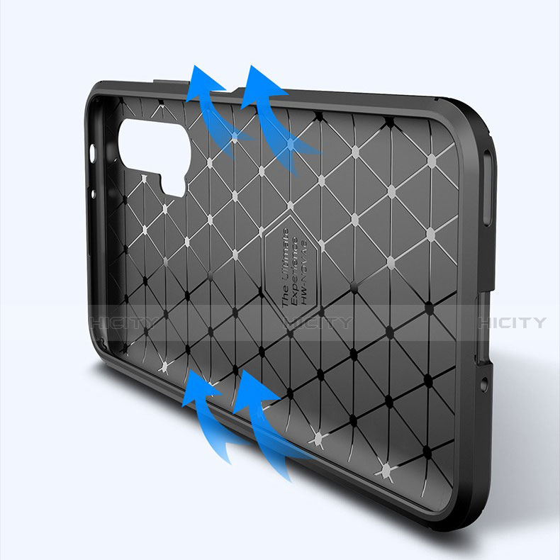 Custodia Silicone Cover Morbida Spigato per Huawei Nova 6 5G