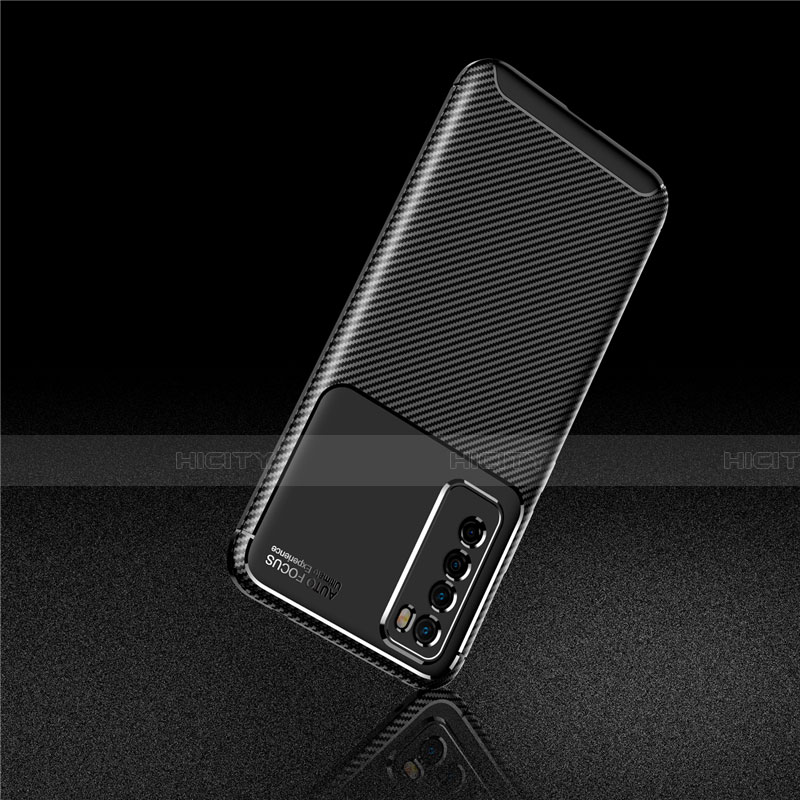 Custodia Silicone Cover Morbida Spigato per Huawei Nova 7 5G