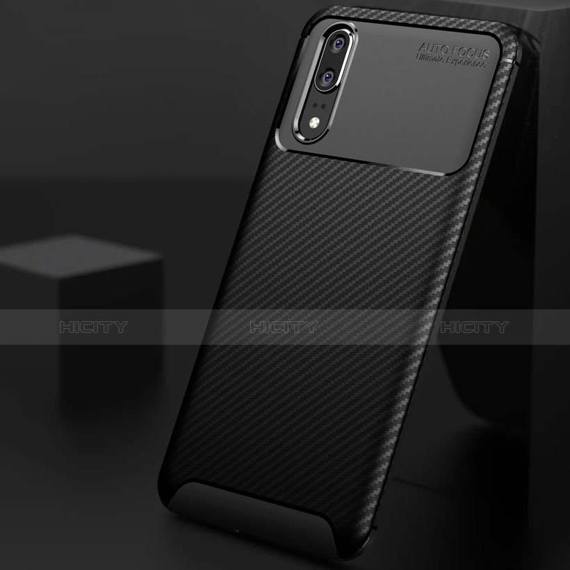 Custodia Silicone Cover Morbida Spigato per Huawei P20