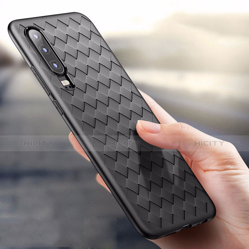 Custodia Silicone Cover Morbida Spigato per Huawei P30