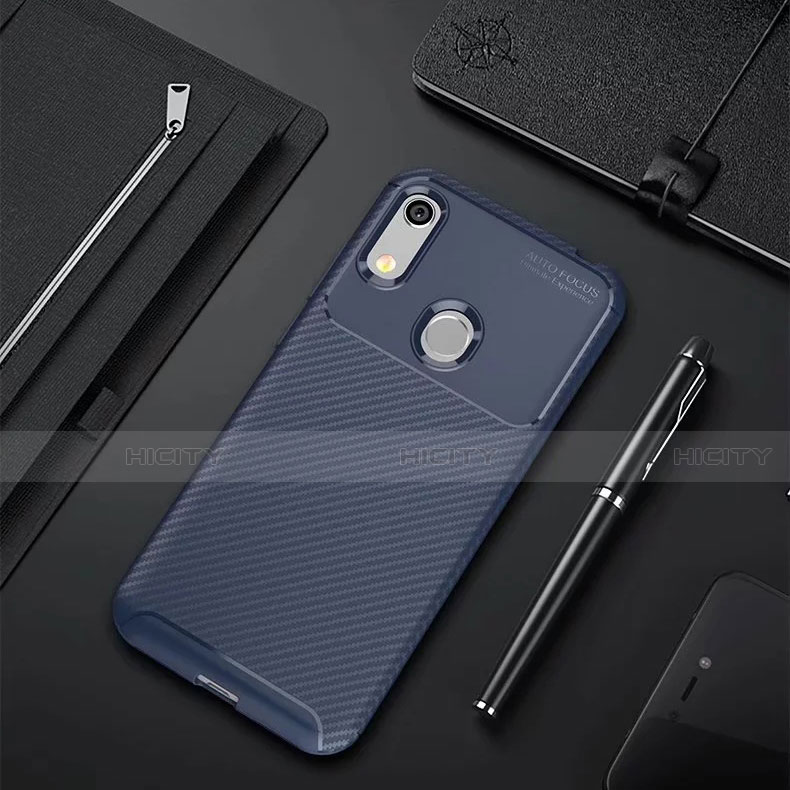 Custodia Silicone Cover Morbida Spigato per Huawei Y6 Prime (2019)