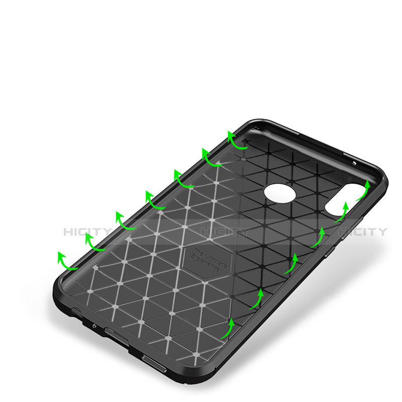 Custodia Silicone Cover Morbida Spigato per Huawei Y7 (2019)