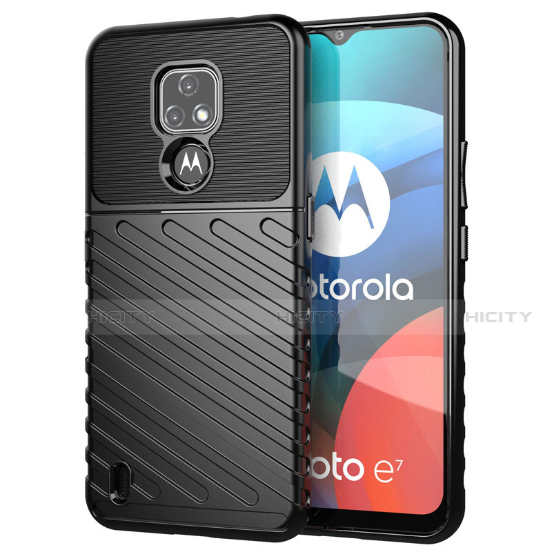 Custodia Silicone Cover Morbida Spigato per Motorola Moto E7 (2020)