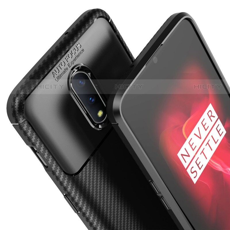 Custodia Silicone Cover Morbida Spigato per OnePlus 7