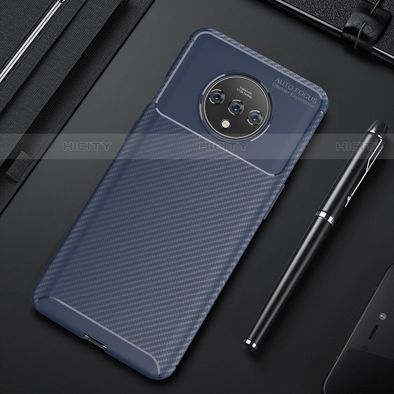 Custodia Silicone Cover Morbida Spigato per OnePlus 7T